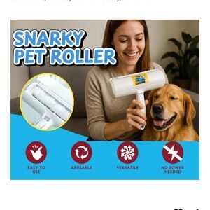 Pet Hair Remover Roller - White and Blue